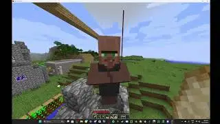 Playing my first ever minecraft world part 4 (Fixing daylight sensor villager issue)