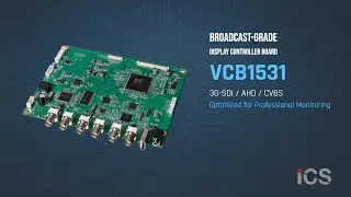 VCB1531 Broadcast-Grade Display Controller Board with SDI/AHD/CVBS Interface;