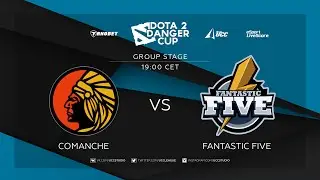 Dota 2 Danger Cup || Comanche vs Fantastic Five || bo2 || By DoubleD & 23december - oct.26 #2