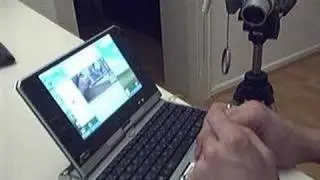 Mobile blogging in 2007, with the Kohjinsha 2-in-1 PC.