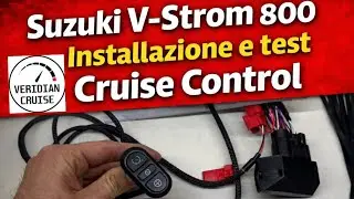 Cruise Control su Suzuki V-Strom 800 DE, SE ed RE installazione e test