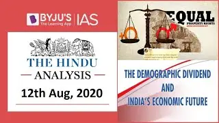 'The Hindu' Analysis for 12th August, 2020. (Current Affairs for UPSC/IAS)