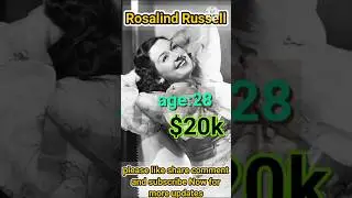 The Evolution Of Rosalind Russell #shorts #youtubeshorts #viralshorts #trending #foryou
