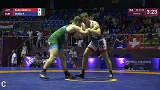 1/4 GR - 97 kg: M. RAGGINGER (AUT) v. R. ERSEK (HUN)