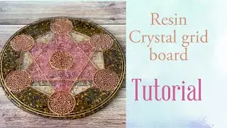 Star of David & Viking Compass grid board with crystal