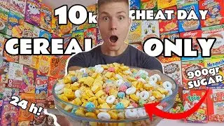 THE ULTIMATE CEREAL CHEAT DAY I 15 DIFFERENT CEREALS | 10 000 CALORIES