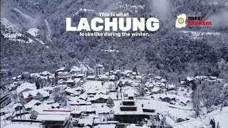 📍Lachung, North Sikkim - a winter wonderland of North East India #lachung #gangtok #sikkim #nathula