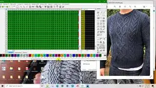 Parity Cable knit sweater HQPDS Program Create by HQPDS