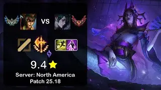 Cassiopeia Mid vs Hwei - NA Challenger - Patch 25.18