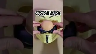 I transformed a LUIGI mask into an Anonymous Icon! #diy #art #mario #nintendo #cosplay #mask