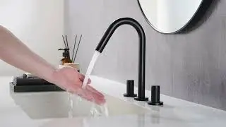 Widespread Bathroom Faucet | Practical & Saves Water