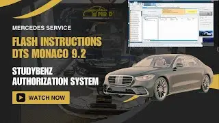 Flash Guide on DTS Monaco 9.2 Software | StudyBenz Authorization System