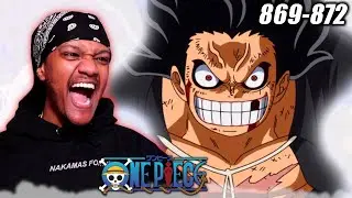 Луффи Гир 4 Человек-змея!! Реакция на эпизоды 869-872 One Piece