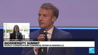 President Macron, an environmental leaders as world conservation congress opens in Marseille?