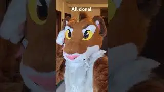 Red Saber :) #furry #fursuit