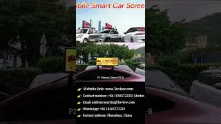 3uview taxi roof/top led  advertising display