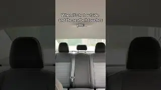 When it&rsquo;s hot outside and the seatbelt touches you🤨#shorts ￼￼