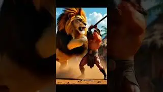 Jangal aur Bahadur insaan #jaidmeel#SherVsYoddha#EpicBattle#LionFight#BraveryStory