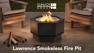 Sunjoy Smokeless Wood Burning Fire Pit | Best Smokeless Fire Pit to Buy