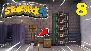Boss Fight and Mid Game Power Set up| StoneBlock 4 EP 8 @ThePrincePro105k
