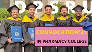 Convocation'21 DPSRU | Convocation In Pharmacy College | vlog