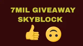 Minecraft SKYBLOCK COIN GIVEAWAY!!! (ENDS ON MAY 21!)