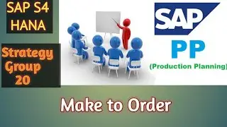 SAP PP Strategy Group 20  Make to Order