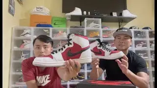 JORDAN 1 RETRO HIGH 'CARMINE' UNBOXING/LEGIT CHECK