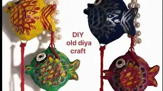 Budget friendly craft ideas for home decor #best out of waste #reuse old diyas for home #diy 