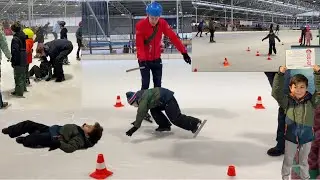 INTENSIVE ICE SKATING LESSONS | HE DID NOT GIVE UP! |JedDy