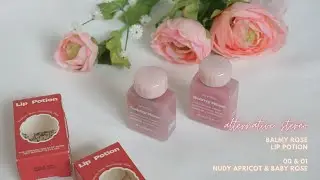 alternative stereo lip potion balmy rose 00 & 01 | Lululand