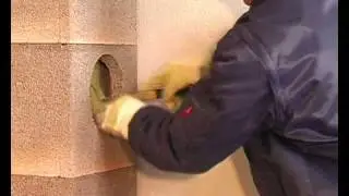 Diamanttechnik DIA 200 W Herstellen eines Rauchrohranschluss