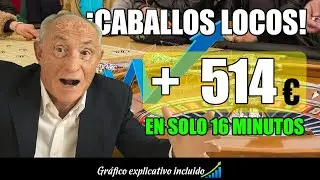 🎯Estrategia de Ruleta: CABALLOS LOCOS | en el test gan&eacute; 514 &euro; y SIN RIESGOS