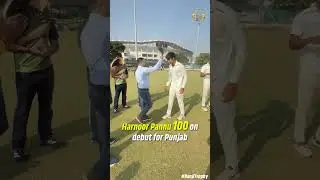 🔥 From debut to dominance &mdash; Harnoor Singh&rsquo;s maiden hundred! 💯 #shorts #punjabcricket