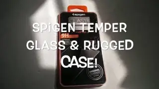 ONEPLUS 2 SPIGEN RUGGED ARMOR & TEMPERED GLASS SCREEN