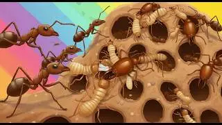 Ants vs Termites - The final battle for the nest!