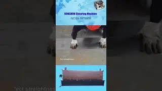 RONGWIN High accuracy QC11K-16x6000 Guillotine CNC Hydraulic Shearing Machine 16mm metal sheet shear