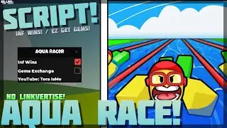 [New! 🌊] Aqua Racer 🔥 No Linkvertise! INF WINS!! Auto Get Gems! 🔥 PC & Mobile! (2024)