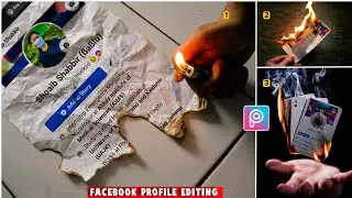 Facebook profile edit || PicsArt Facebook profile Photo editing -Remake