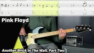 Pink Floyd - Another Brick In The Wall | Bass Cover - Dropped D #basscover