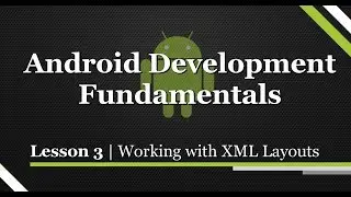 Android Development Tutorial (The Fundamentals P3)