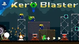 Kero Blaster - Launch Trailer | PS4