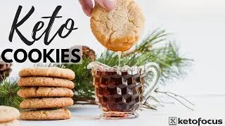 The Best Keto Cookie Recipe!! | KETO MAPLE BACON COOKIES | Keto Christmas Cookies
