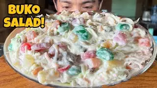 BUKO Salad | Filipino Dessert Mukbang Asmr | Filipino Food Mukbang Philippines