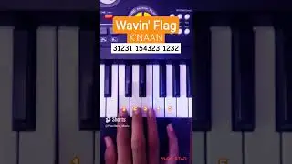 Wavin Flag - K'NAAN (Easy Piano Tutorial) #viral #shorts