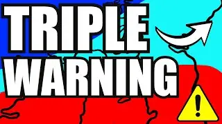 ⚠️ URGENT: Triple Weather WARNING England 25 Jan | 65mph Winds + Snow