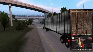 American Truck Simulator 2021 black Pete with dorsey chip trailer