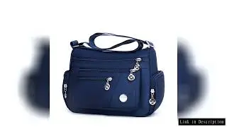 Casual Women Shoulder Messenger Bag Oxford Waterproof Zipper Handbags Package Female Large Capacity