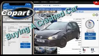 VW GOLF MK6 REBUILD (BUYING FROM COPART ONLINE VEHICLE AUCTION)