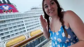 LiGHTiNG HiTS OUR CRUiSE SHiP!! strong thunderstorms hit RiGHT BEFORE our Disney Cruise!!
